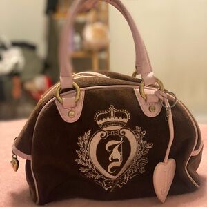 Juicy couture satchel or bowling bag